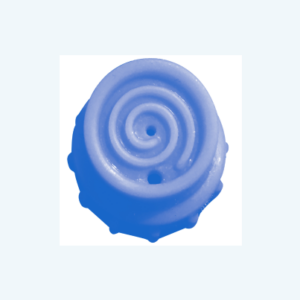 S-HDP-SR13 - Tip - Blue Silicone Swirl Tip - 17.6mm