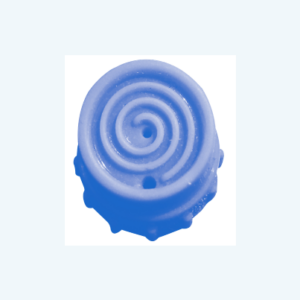 S-HDP-SR14 - Tip - Blue Silicone Swirl Tip - 19.64mm