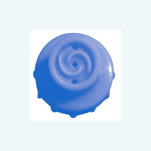 S-HDP-SR15 - Tip - Blue Silicone Swirl Tip - 13.84mm